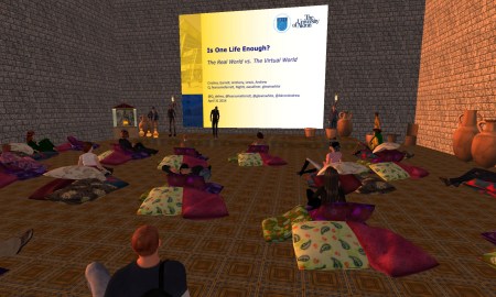 The third group presented first.