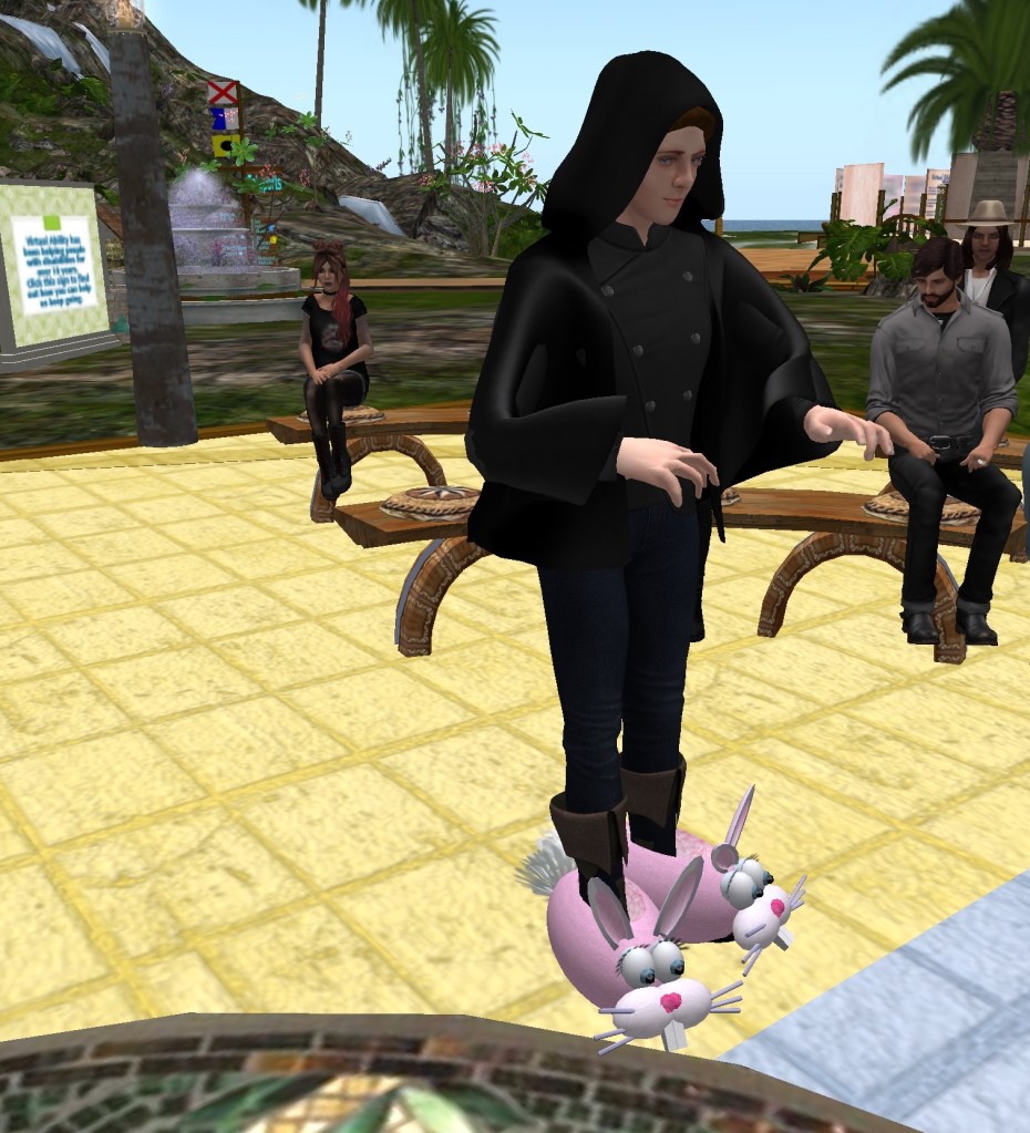 Hazzible'e new slippers.